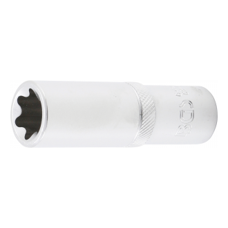 Llave de vaso E-Torx, larga entrada 12,5 mm (1/2") E20